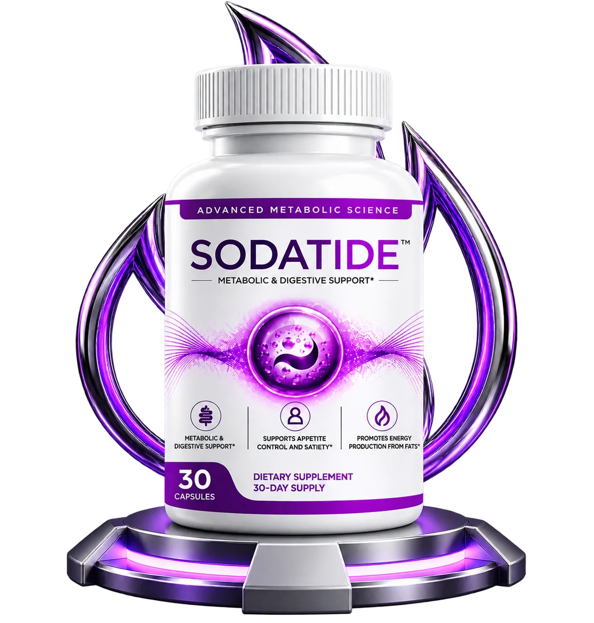 Sodatide gut health and metabolism support capsules